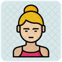 Hausfrau Frau Avatar Symbol