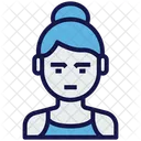 Hausfrau Frau Avatar Symbol