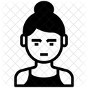 Hausfrau Frau Avatar Symbol