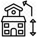 Hausgrosse Grossenmessung Quadratmeter Symbol