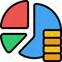 Budget Diagramm Kreisdiagramm Symbol