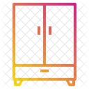 Haushalt Schranke Lagerung Symbol