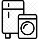 Elektroschrott Kuhlschrank Waschmaschine Symbol