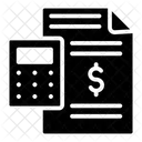 Haushaltsrechnung  Symbol