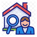 Hausinspektor Inspektor Zuhause Symbol