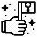 Häusliche Gewalt  Symbol