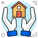 Hausliche Pflege Hauspflege Immobilienpflege Symbol