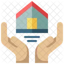 Haus Hand Zuhause Symbol