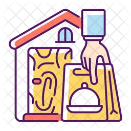 Hauslieferung  Symbol