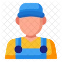 Hausmeister Avatar Mann Symbol