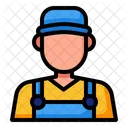 Hausmeister Avatar Mann Symbol