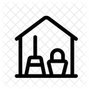 Hausmeister Schrank Zimmer Symbol