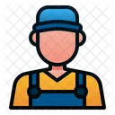 Hausmeister Avatar Mann Symbol