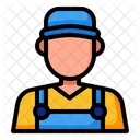 Hausmeister Avatar Mann Symbol