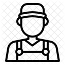 Hausmeister Avatar Mann Symbol