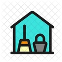 Hausmeister Schrank Zimmer Symbol