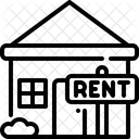 Haus Miete Immobilien Symbol