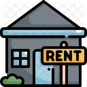 Haus Miete Immobilien Symbol