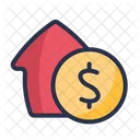 Dollar Haus Kaufen Symbol
