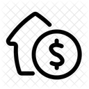 Dollar Haus Kaufen Symbol