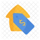 Preis Etikett Immobilien Symbol