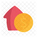 Dollar Haus Kaufen Symbol