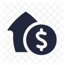 Dollar Haus Kaufen Symbol