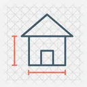 Haus Plan Bau Konstruktion Icon