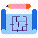 Haus-Plan  Symbol