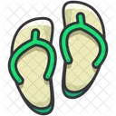 Hausschuhe Flipflop Symbol