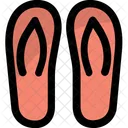 Hausschuhe Schuhe Flip Symbol