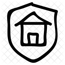 Sicherheit zu Hause  Symbol