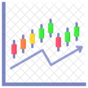 Haussier Marche Graphique Icône