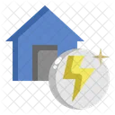 Strom für zu Hause  Symbol