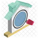 Haussuche Lupe Immobilien Icon