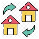 Wohnungstausch  Symbol