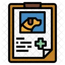 Bericht Haustier Gesundheit Symbol