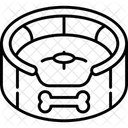 Haustier Tierreich Bett Symbol