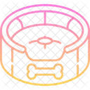 Haustier Tierreich Bett Symbol