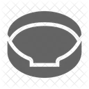 Haustier Bett Schlafen Symbol