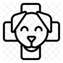 Dong Haustier Tierarzt Symbol