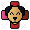 Dong Haustier Tierarzt Symbol
