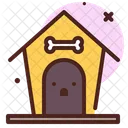 Haustierheim Haustierhaus Hundehutte Symbol