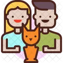 Familienhaustier Haustier Familie Symbol
