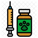 Impfstoff Tierarzt Medizin Symbol