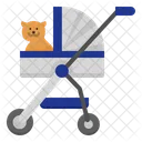 Kinderwagen Fur Haustiere Spazierengehen Haustiere Hundespaziergang Hundekinderwagen Symbol