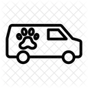 Haustier LKW Tierarzt Symbol