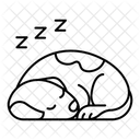 Haustier Schlafen Symbol