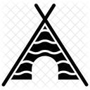 Haustier Tipi Tubik Zelt Symbol