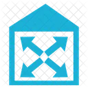 Haus Messung Gebaude Symbol